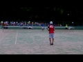 ★ソフトテニス　高校近畿夏季2014　個人戦　男子　準々決勝　新子・星野（高田商業高校）ー河野・大塚（和歌山北高校）