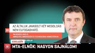 MTA-elnök: „Nagyon sajnálom!” 18-07-06