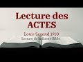 ACTES DES APÔTRES (Bible Louis Segond 1910)