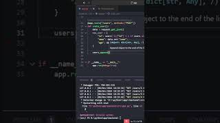 Build a CRUD API with Flask in 5 Minutes Quick Python Backend Tutorial p4 #python