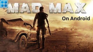 Mad max for PC played on Poco F5 Android device using Winlator GLIBC CMOD