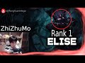 RANK 1 ELISE - ZhiZhuMo Elise vs Fiddlesticks Jungle - ZhiZhuMo Rank 1 Elise Guide - Zhang Jiawen