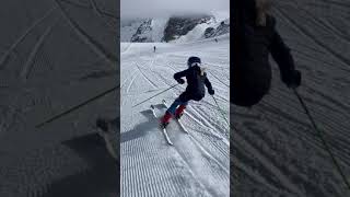 Saas-Fee October 2020 free skiing