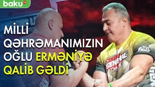 MİLLİ QƏHRƏMANIMIZIN OĞLU ERMƏNİYƏ QALİB GƏLDİ - BAKU TV