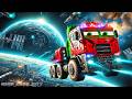 Transformers Truck Space Escape: Thrilling Adventure from Alien Cars! Hero Cars Episode