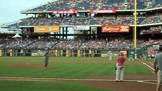 Ken 1st Pitch at the Phillies 2012