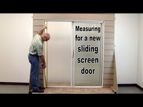 How-To: Measure For a New Sliding Screen Door. How-To: Measure For a New Sliding Screen Door.