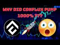 What caused the 1000% pump for Conflux  (CFX) ?