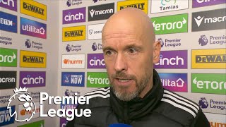 Erik ten Hag 'very disappointed' in Manchester United's performance | Premier League | NBC Sports
