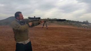 George from BTE-USA Manufacturing Shoulders the Barrett M107A1 Suppressed (Barrett QDL)