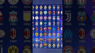 champions league title history🏆⚽    #foryou#football #trending#trendingshorts#tiktok#reels#like#edit