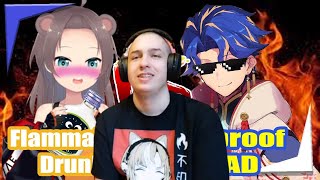 Chad Astel handles a highly flame-bait drunk Matsuri [Hololive/Stars EngSub] Reaction