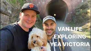 VAN LIFE /  YEA VICTORIA AUSTRALIA / SEDONA ESTATE / GREAT VICTORIAN RAIL TRAIL / CHEVIOT TUNNEL