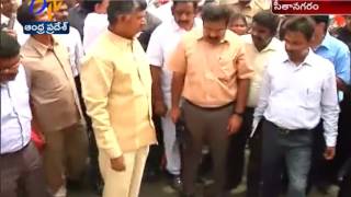 CM Chandrababu Visits krishna Pushkar Works in Krishna Dist