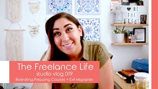 The Freelance Life Vlog 019 - Illustrating 80s Inspired Stickers and Prints and Overcoming Migraines
