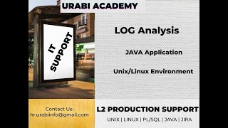 Log analysis Java application| L2 support| Unix