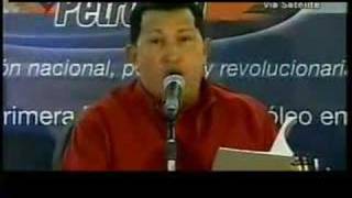 Presidente Hugo Chavez y El Poeta de la Revolucion