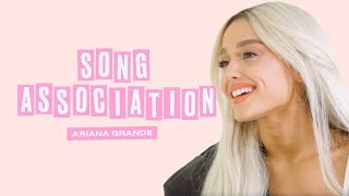 Ariana Grande Premieres a New Song from Sweetener in a Game of Song Association