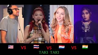 Taki Taki _Cover by Aish vs Emma Heesters English DJ Snake Taki Taki ft...