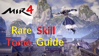 MIR4 - Rare Skill Tome Guide