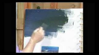 Painting a night sky with Jerry Yarnell