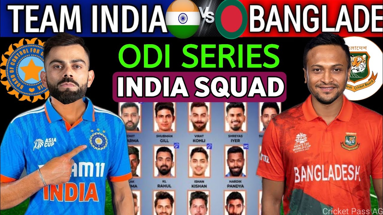 Bangladesh Tour Of India ODI Series 2023 | Team India ODI Squad Vs Ban ...