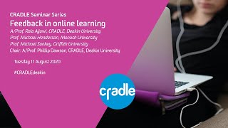 CRADLE Seminar Series: Feedback in online learning