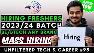 Wipro Biggest Fresher Hiring Started | Wipro Elite 2025  | 2023/24 Batches | Complete Details 🔥