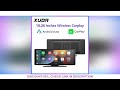 xuda universal 10.26 inch car radio multimedia wifi video player wireless carplay u0026 android auto for