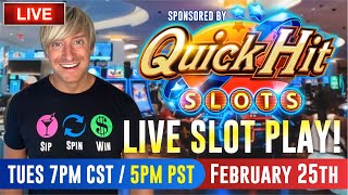 Back at Caesars New Orleans for Quick Hit Slots! #ad