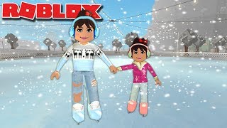 TAKING MY DAUGHTER ICE SKATING in Bloxburg | Roblox Roleplay