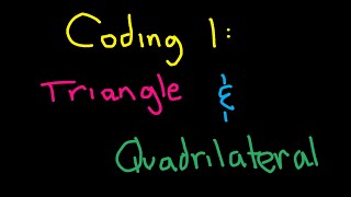 Triangle and Quad - Khan Academy Programming