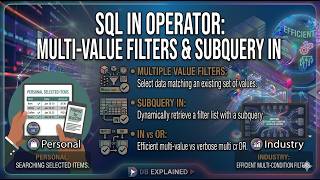 SQL IN Operator Explained | Filter Multiple Values in SQL | SQL Tutorial for Beginners