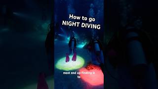 All ya need to know to go on a Night Dive 🤿✨ #scubadiving #nightdive