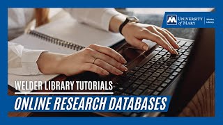 Welder Library Databases Tutorial