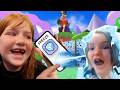 playing ADLEY'S FREE ADMiN our NEW GAME!!  Rainbow Ghosts & Fairy Adley & Navey play Floor is Lava