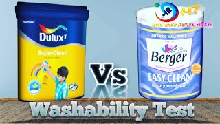 dulux vs berger paints || Washability test || Best paint ||Home Touch ||Dulux vs Berger paints