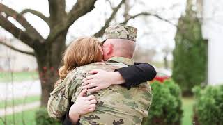 Husband Returns Home From Afghanistan | A Military Homecoming