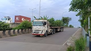 PESONA TRUCK TRAILER JALUR CAKUNG CILINCING SORE HARI