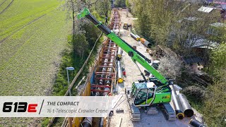 The uniquely powerful compact crane - SENNEBOGEN 613 E (English)