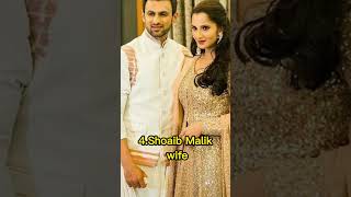 Top 10 Most Beautiful Wives of Pakistani Cricketers 2023 #viral #shorts #top10