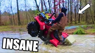 EXTREME Mudding on Four Wheelers!