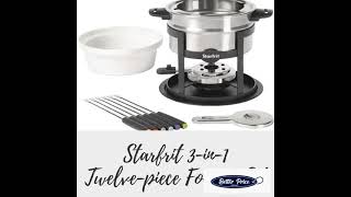 Starfrit 3-in-1 Twelve-piece Fondue Set