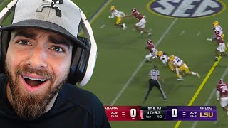 LSU FAN REACTS TO GETTING DESTROYED!! #11 Alabama vs #15 LSU Highlight Reaction