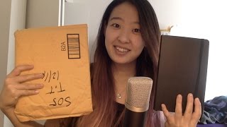 ASMR Craft Open Package: Moleskine Notebook and Micron Pens