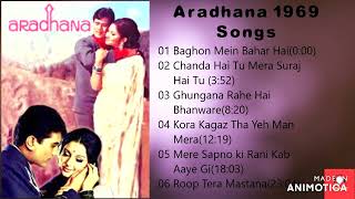 Aradhana 1969 All Songs Jukebox  Sharmila Tagore  Rajesh Khanna  Sujit Kumar  Farida Jalal