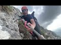 via ferrata al pizzo d erna climbing over lake como