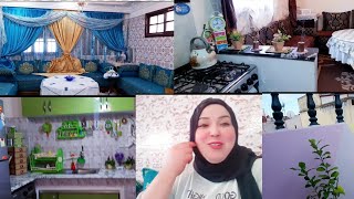 جولة فدار أختي المتواضعة تحت الطلب ديالكم🏡مع أفكار استغلال المساحة الديقة💋❤