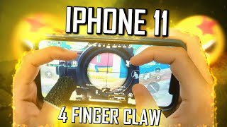 HANDCAM😍4 Finger Claw Gameplay 🔥IPhone 11 pubg test