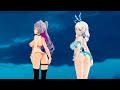 【崩壊3rd/Honkai Impact 3rd MMD / 4K / 60FPS】Bronya Zaychik & Kiana Kaslana Hold Up